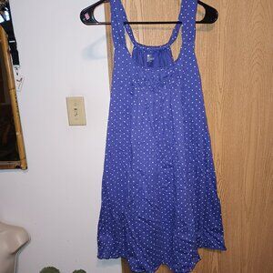 NEW HUE Sleepwear Women's Purple Polka Dot Chemise Sleep Gown Size XL
